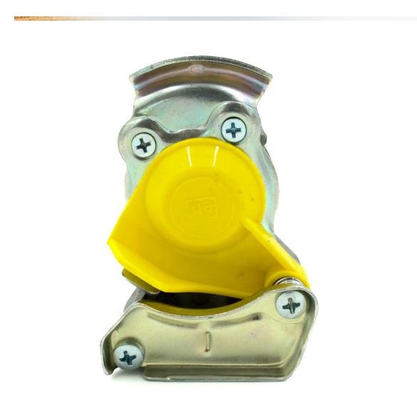 Szybkozłącze pneumatyczne M22 bez zaworu żółte-4795