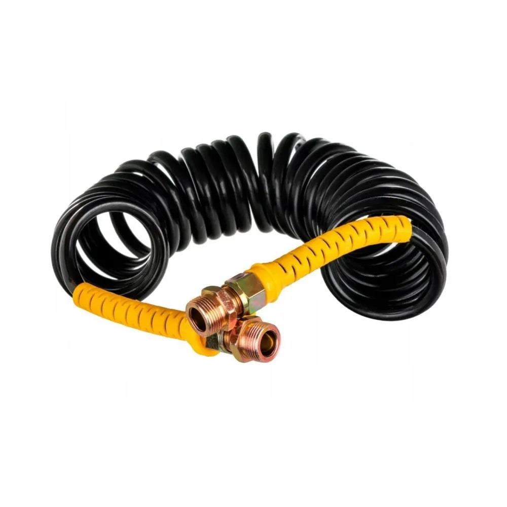 Przewód spiralny M22x1,5 żółty 5,5 m-4053